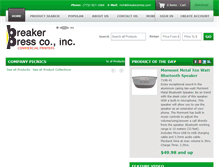 Tablet Screenshot of breakerpress.com